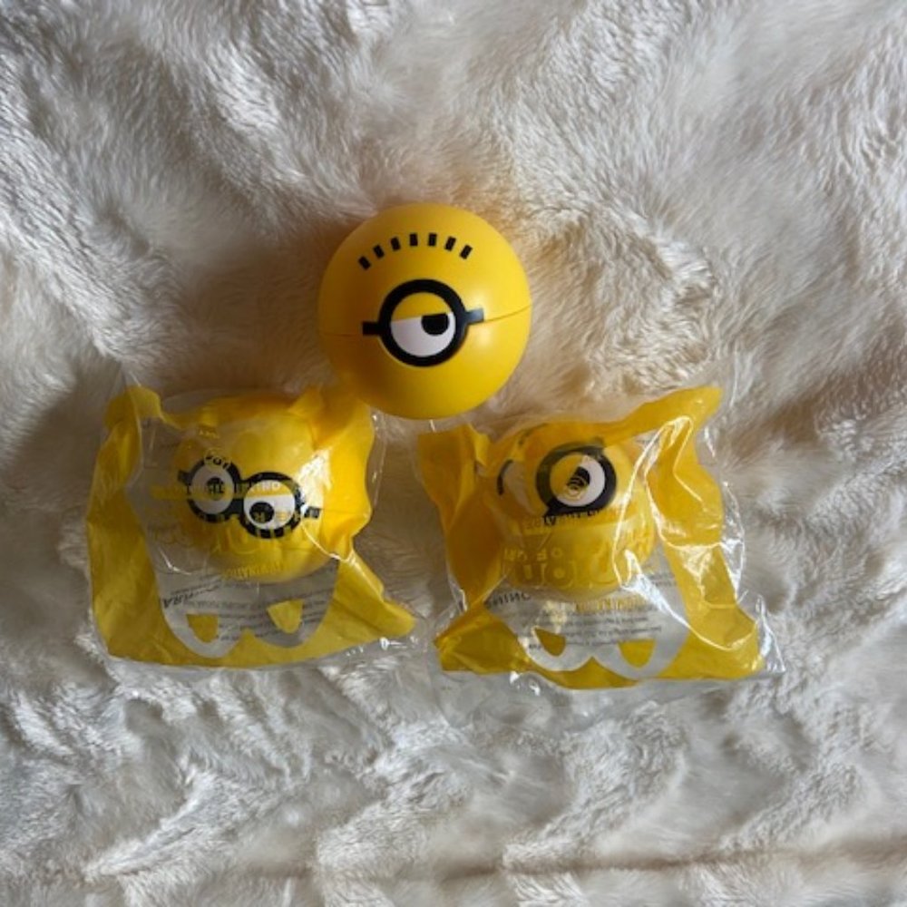 McDonald's Minion toys Rise of Gru Yellow Sphere Happy Meal NIP